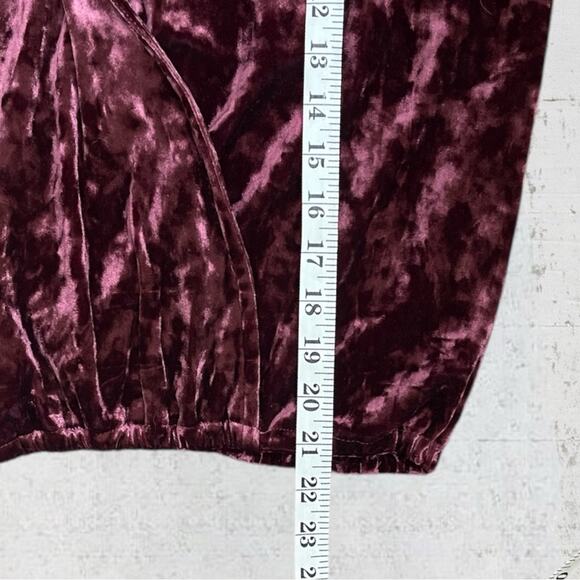 Wrangler Retro Crushed Velvet Surplus Top Whimsygoth Bohowitch Size S - Picture 11 of 11